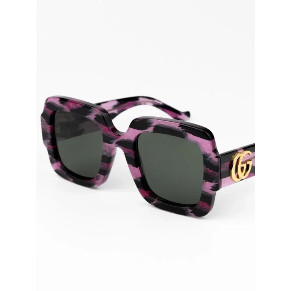NEW Gucci GG1547S 003 Black Grey Women Square Sunglasses GG 1547S